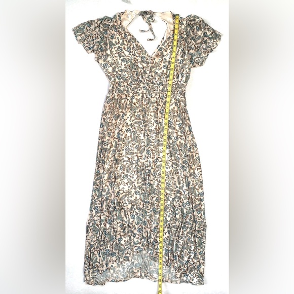 Maurices Women's Mirablis Cream Floral Maxi Dress Flutter Sleeves Size M NWT - Picture 10 of 15